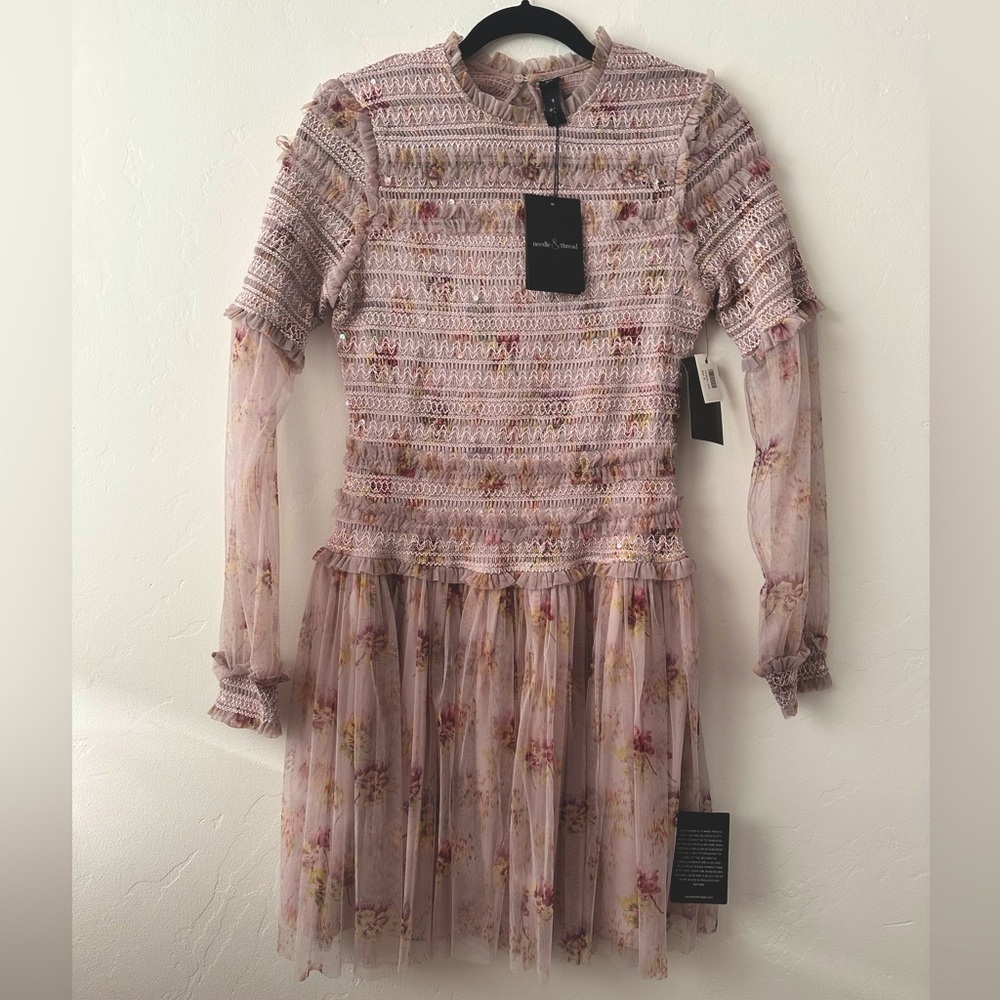 NWT ⭐️ Needle & Thread! ⭐️ Petal Pink Dress - Picture 4 of 12